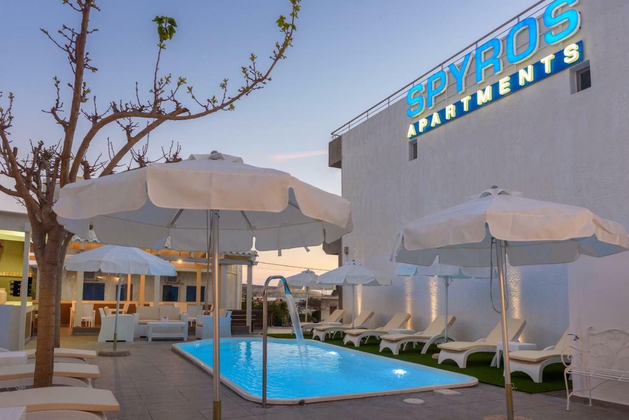 Spyros Apartments With Pool カラマキ エクステリア 写真